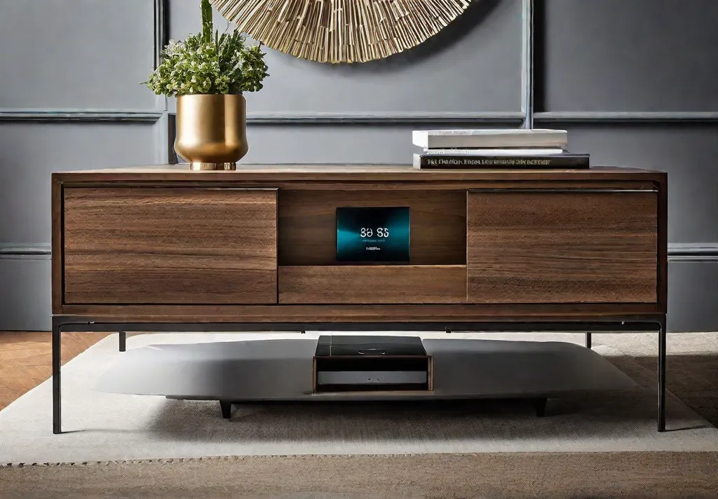 A close up of a stylish Living Room Gadget
