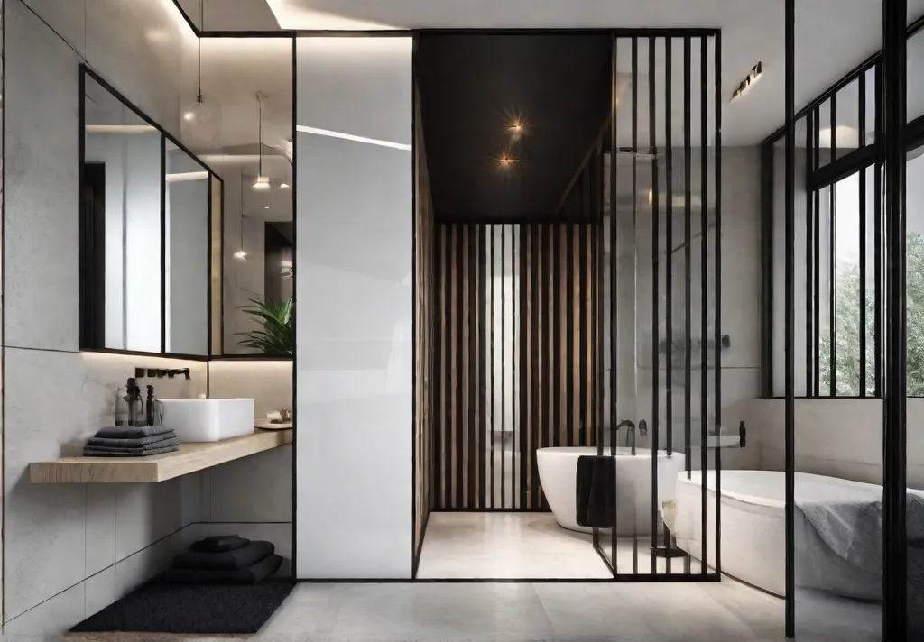 A small bathroom with limited space