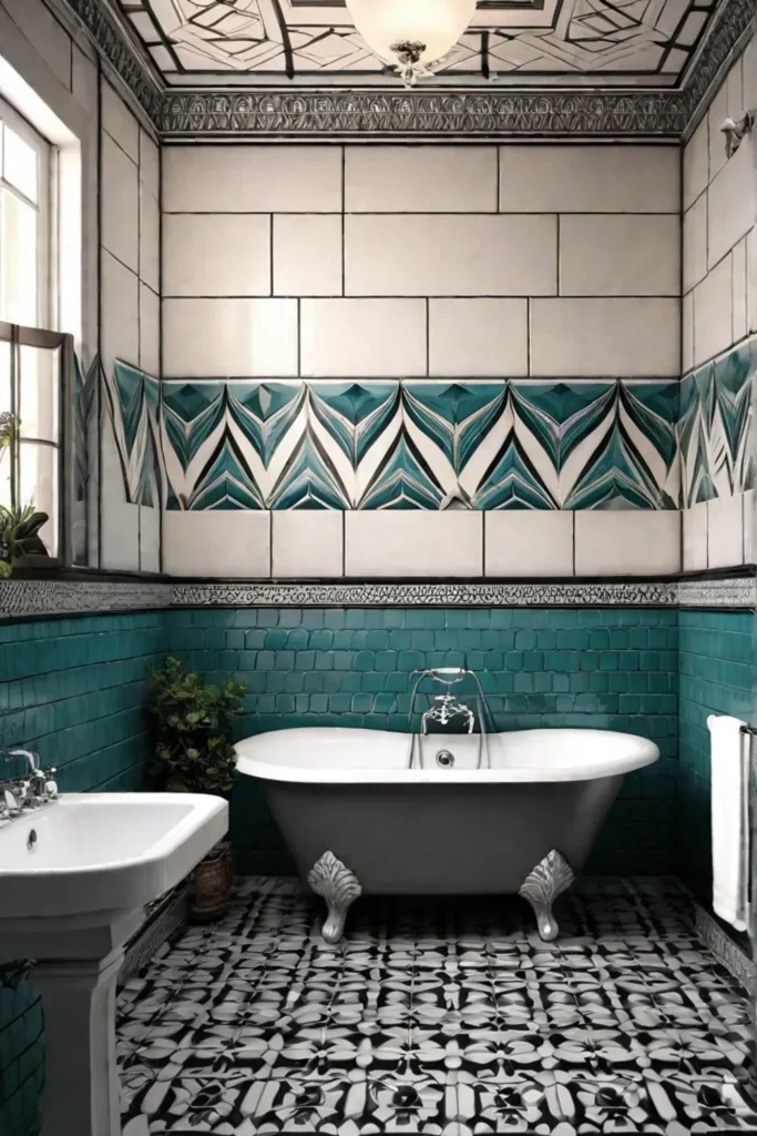 Art Deco tile pattern