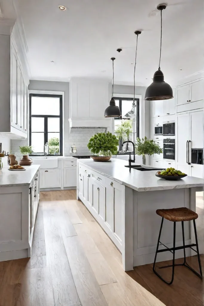 Bright and airy kitchen