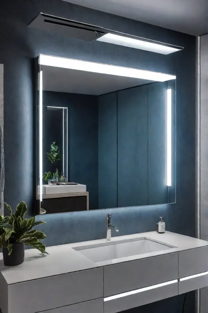 Bathroom with emerging technologies and smart features