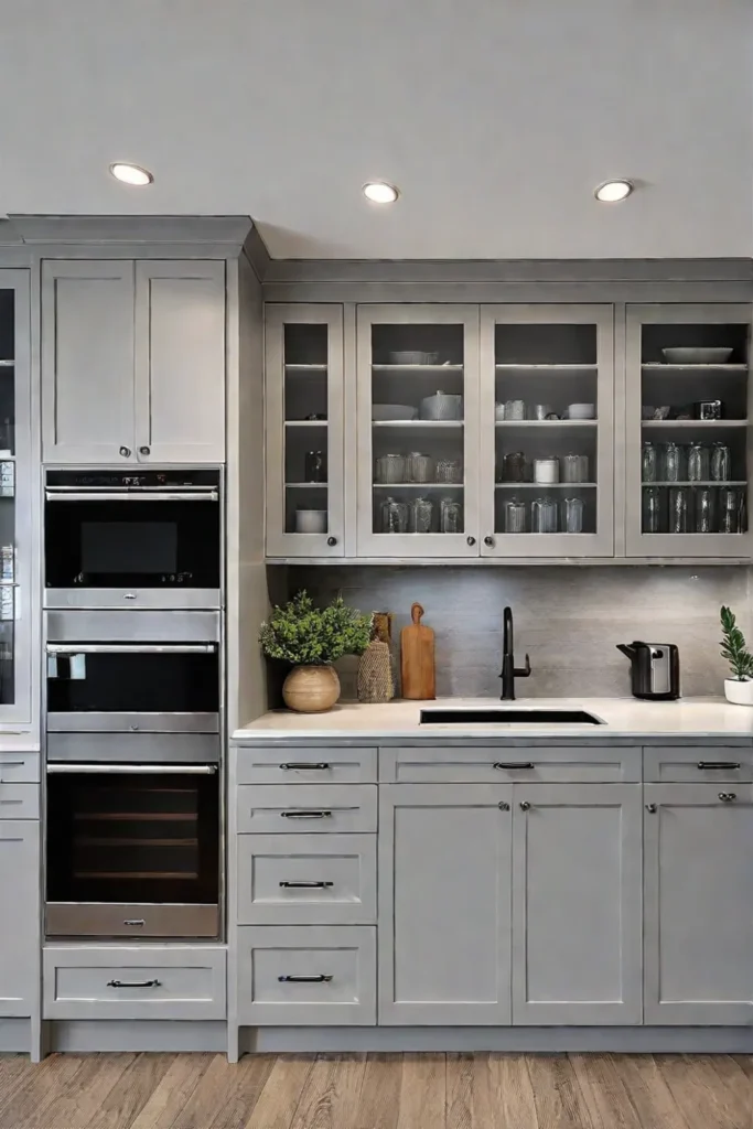Classic kitchen with stylish storage solutions
