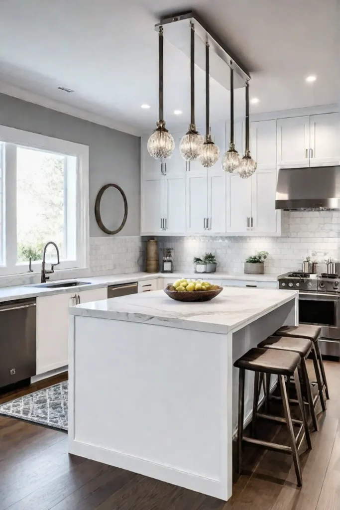 Contemporary kitchen with minimalist design