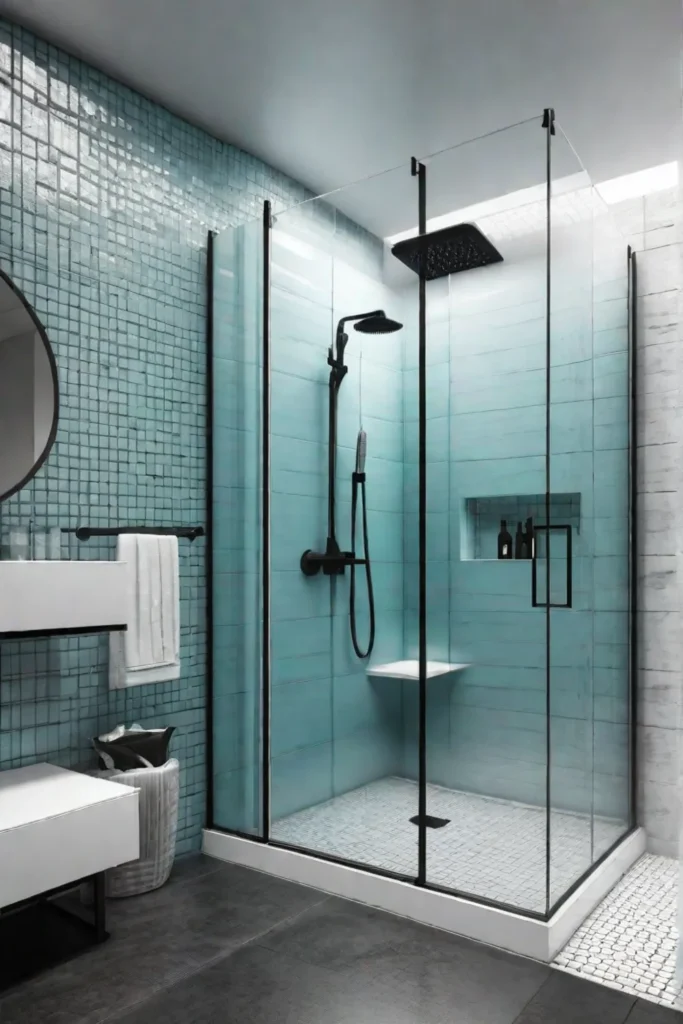 Different shower enclosure material options