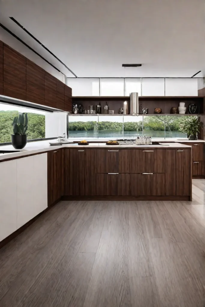 Elegant kitchen with bespoke storage solutions