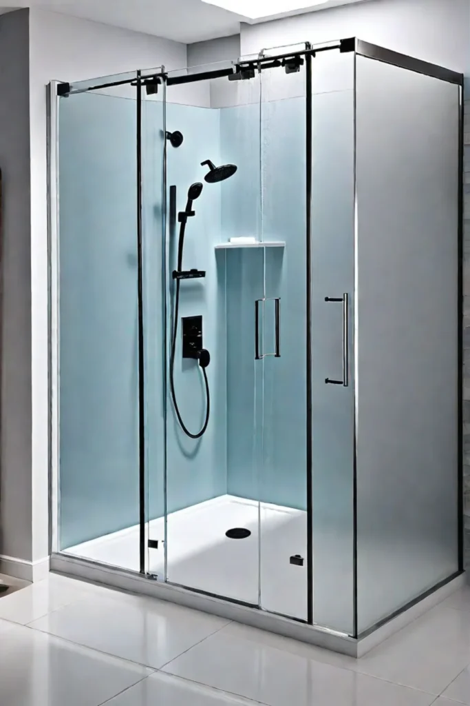 Professional shower enclosure installation