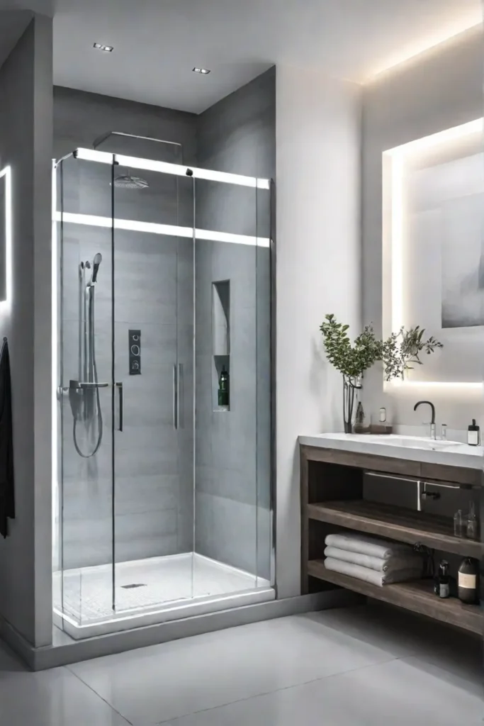 Smart bathroom with integrated technology