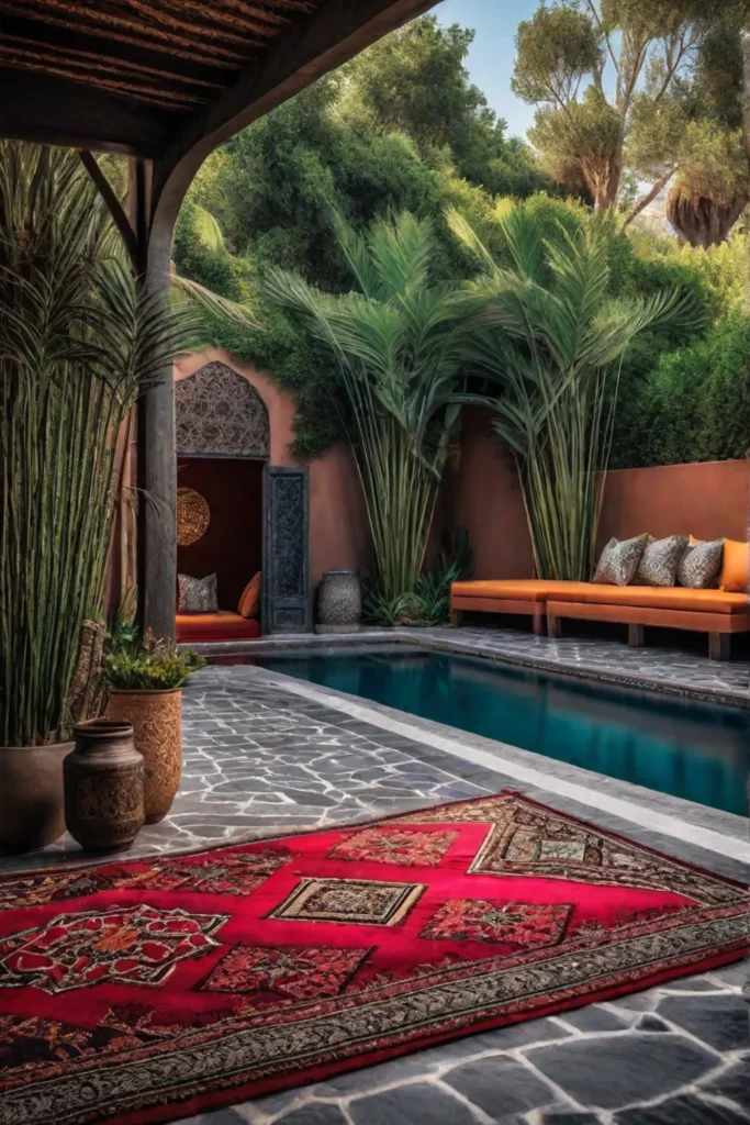 moroccan patio decor outdoor living with a global flair patio with vibrant