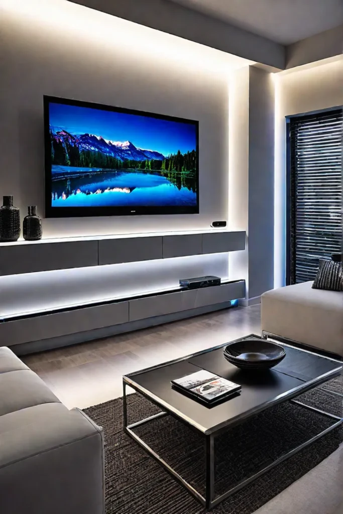 Immersive entertainment experience with integrated smart home technology