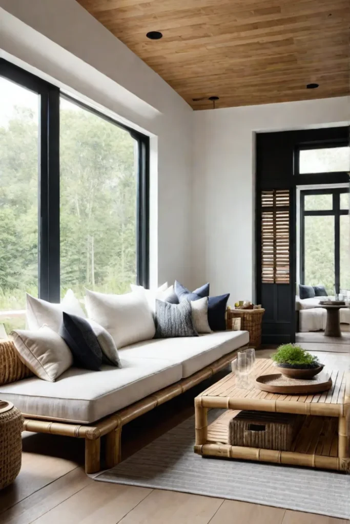 Natural materials and bamboo furniture