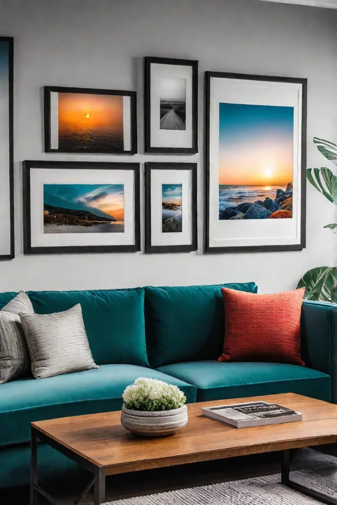 DIY gallery wall ideas for a personalized living room