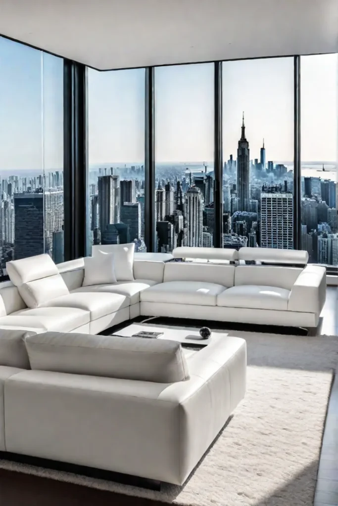 Modern living room minimalist art